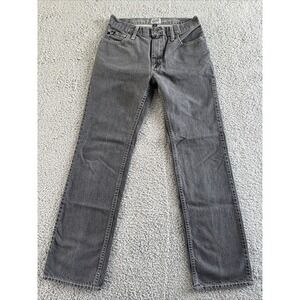 Vans Off The Wall Jeans Womens Size 20 Gray Wash Logo On Pocket